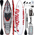 FunWater Inflatable Stand Up Paddle Board 10'6'/11'/11'6' Paddle Board for Adults & Youth, Paddleboards Inflatable with Premium SUP Accessories, Wide Stable, Non-Slip Comfort Deck