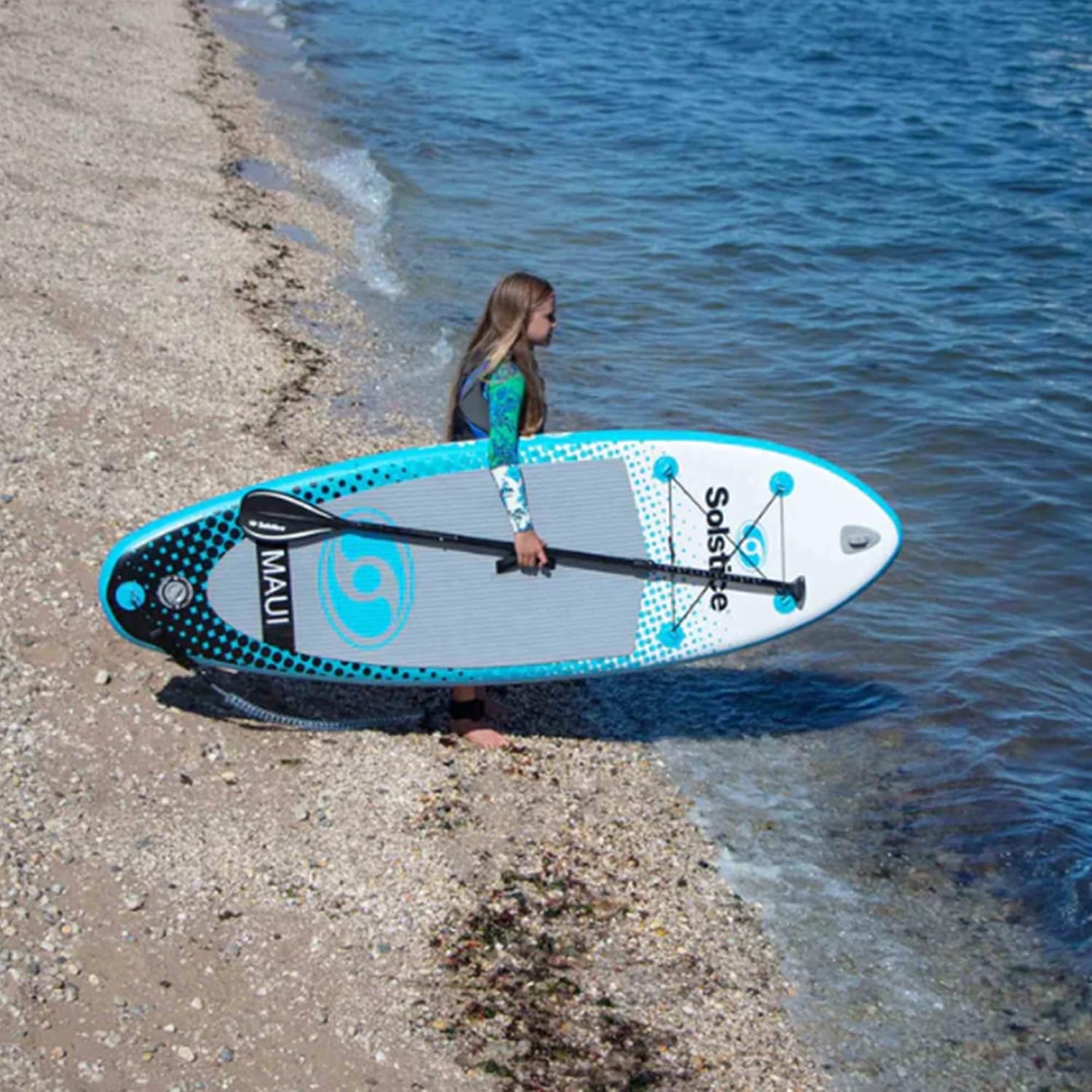 Solstice Watersports Maui Inflatable Stand-Up Paddle Board Kit (8' x 29'' x 5'')