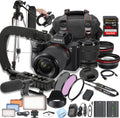 Sony A7 III Mirrorless Camera with 28-70mm + 128GB Extreme Speed Card, U-Grip, Microphone, LED Video Light, Spare Battery, Filter Kit, More (Extreme Pro-Bundle), Black (Renewed)