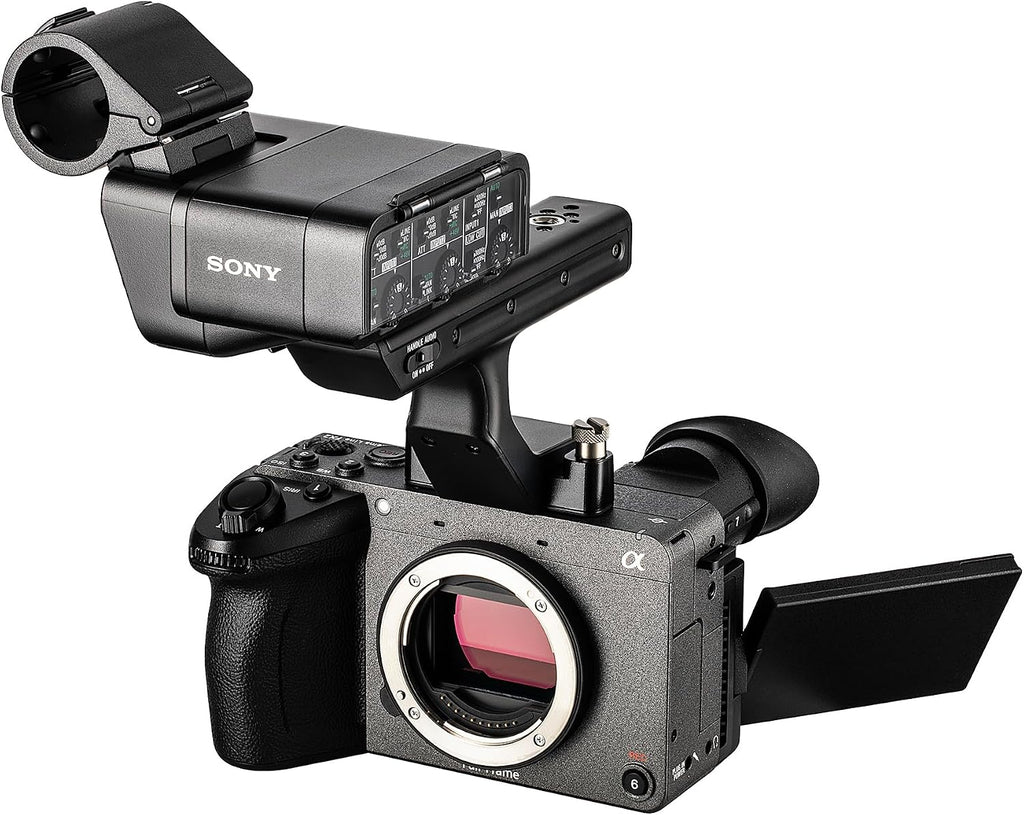 Sony FX2 Full-Frame Digital Cinema Camera w/XLR Handle | 33MP Sensor and AI Autofocus (ILME-FX2) + 64GB Card + NP-FZ100 Battery + Photo Software + Camera Bag + External Charger + More