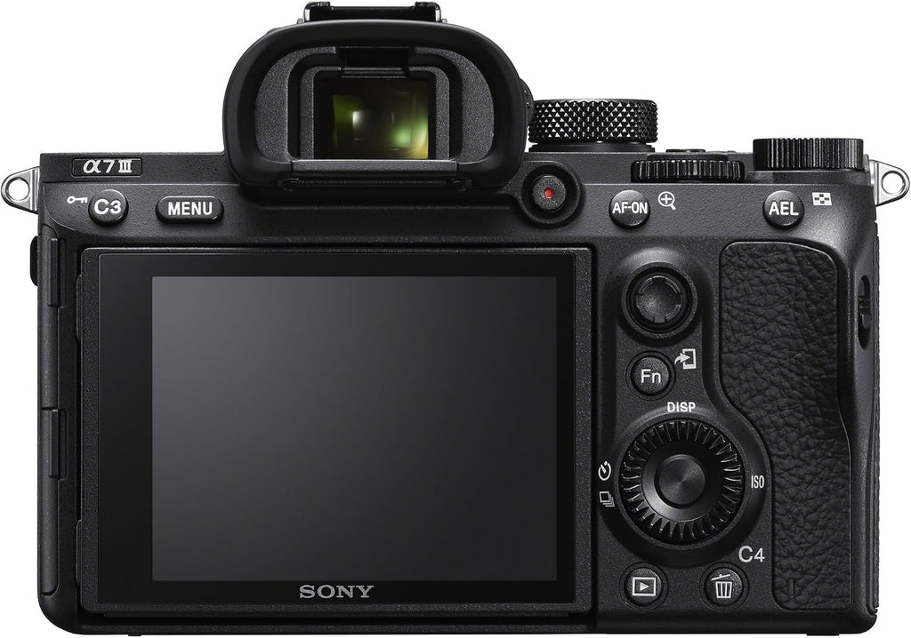 Sony a7III Full Frame Mirrorless Camera with FE 28-70mm F3.5-5.6 OSS Lens Kit ILCE-7M3K/B | Official Sony USA Partner Model | Bundle with Telephoto & Wide-Angle Lens Set, 2X 64GB Cards, Deco Gear Bag