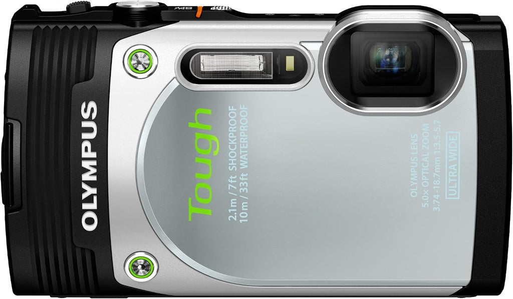 Olympus Stylus TG-850 IHS 16 MP Digital Camera (Black/Silver)