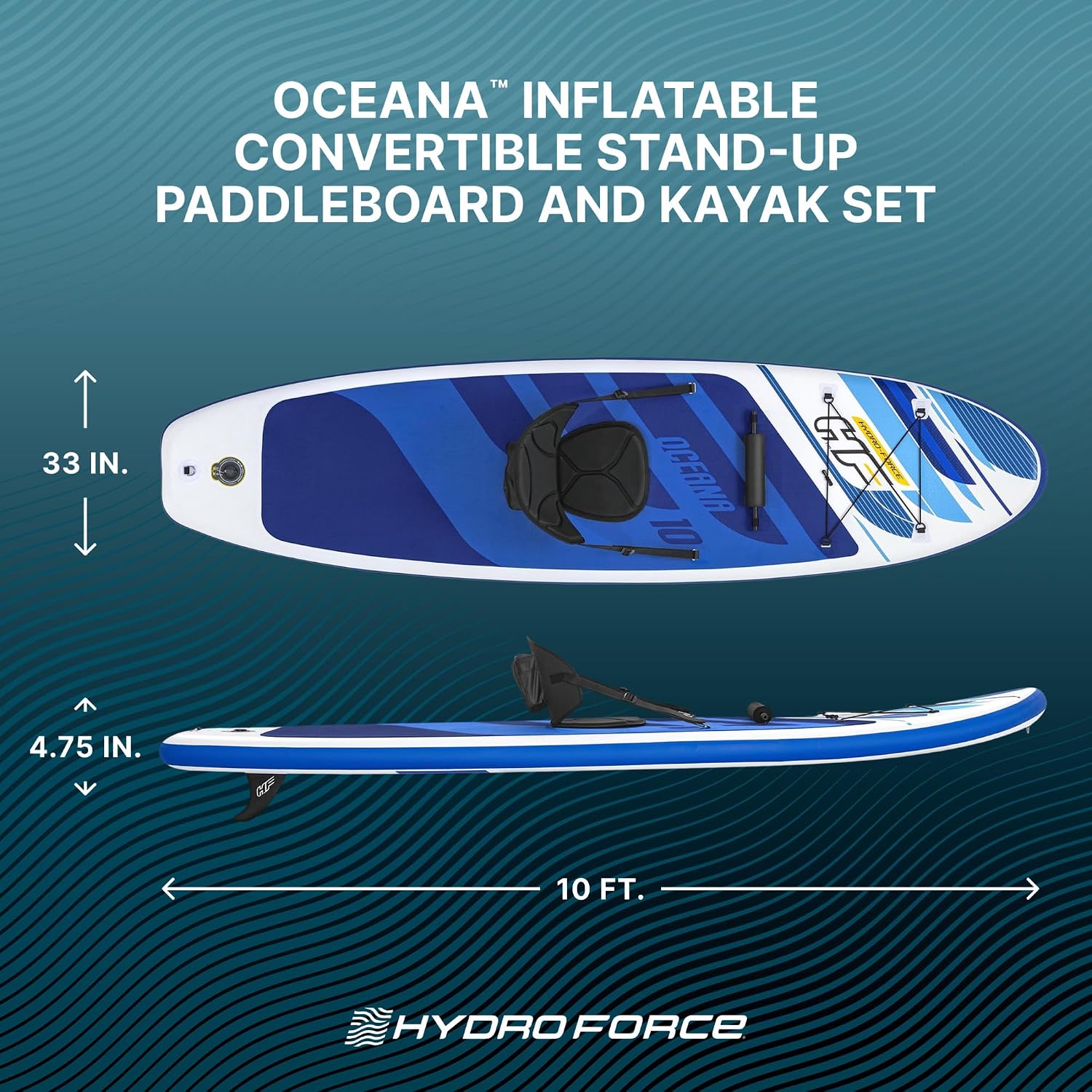 Bestway Inflatable Stand-Up Paddle Board & Kayak Set, Multi