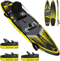 iTAOSTAR Lead 12' × 35' / 11' × 33' Stand Up Paddle Board Inflatable, Extar Wide SUP Board with 5 Fins Stable Design for Adults, Youth, All Skill Levels, Lakes, Oceans