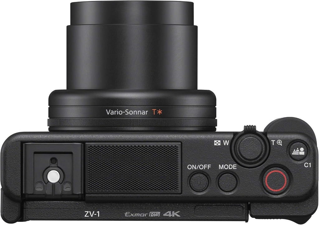 Sony ZV-1 Compact Digital Vlogging 4K Video Camera for Content Creators & Vloggers DCZV1/B | Official Sony USA Partner Model | Bundle with Deco Gear Case + Software Kit + 64GB Card + Compact Tripod