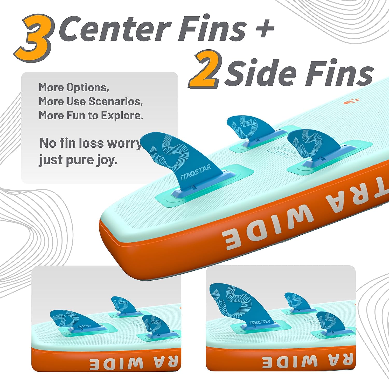 iTAOSTAR Pets 8'×29' / 11'×35' / 11'6'×34'/11'×34' Inflatable Paddle Board, One-Stop Premium SUP Accessories, Extra Wide Paddle Board for More Balance, Tailored Fins for More Fun