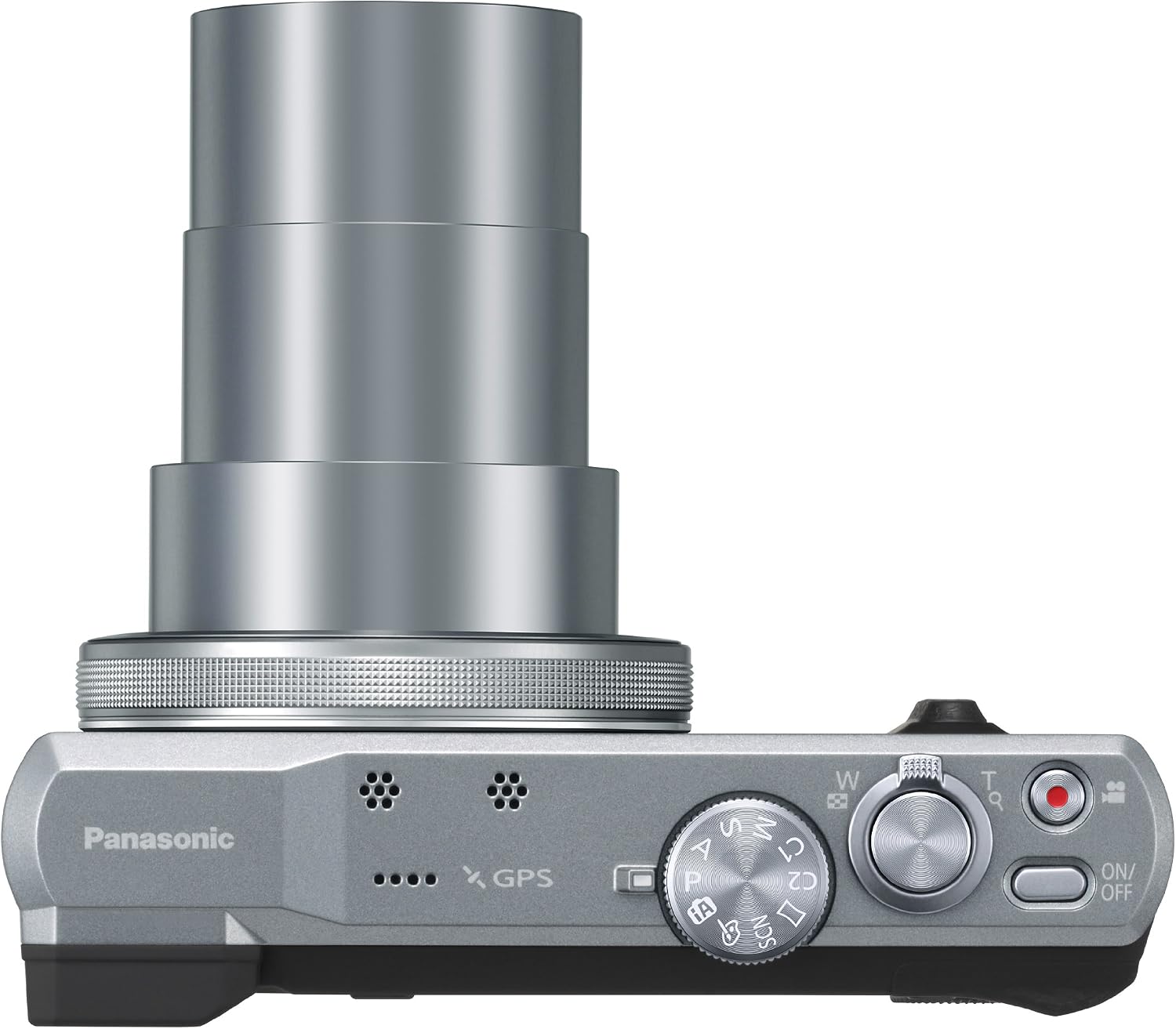 Panasonic DMC-ZS40S Digital Camera with 3.0-Inch LCD (Silver)
