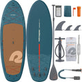 Retrospec Weekender Crew Inflatable Paddle Board - 12ft & 15ft XL Multi-Person iSUP with 400 & 1050lb Capacity & No-Slip Deck - Includes 2 Paddles & Accessories