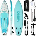 11 ft Inflatable Paddle Board with SUP Accessories, Non Slip EVA Deck, Extra Long Extra Wide iSUP, All Around Stand Up Paddle Board for Adults & Youth