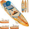 iTAOSTAR Lead 12' × 35' / 11' × 33' Stand Up Paddle Board Inflatable, Extar Wide SUP Board with 5 Fins Stable Design for Adults, Youth, All Skill Levels, Lakes, Oceans