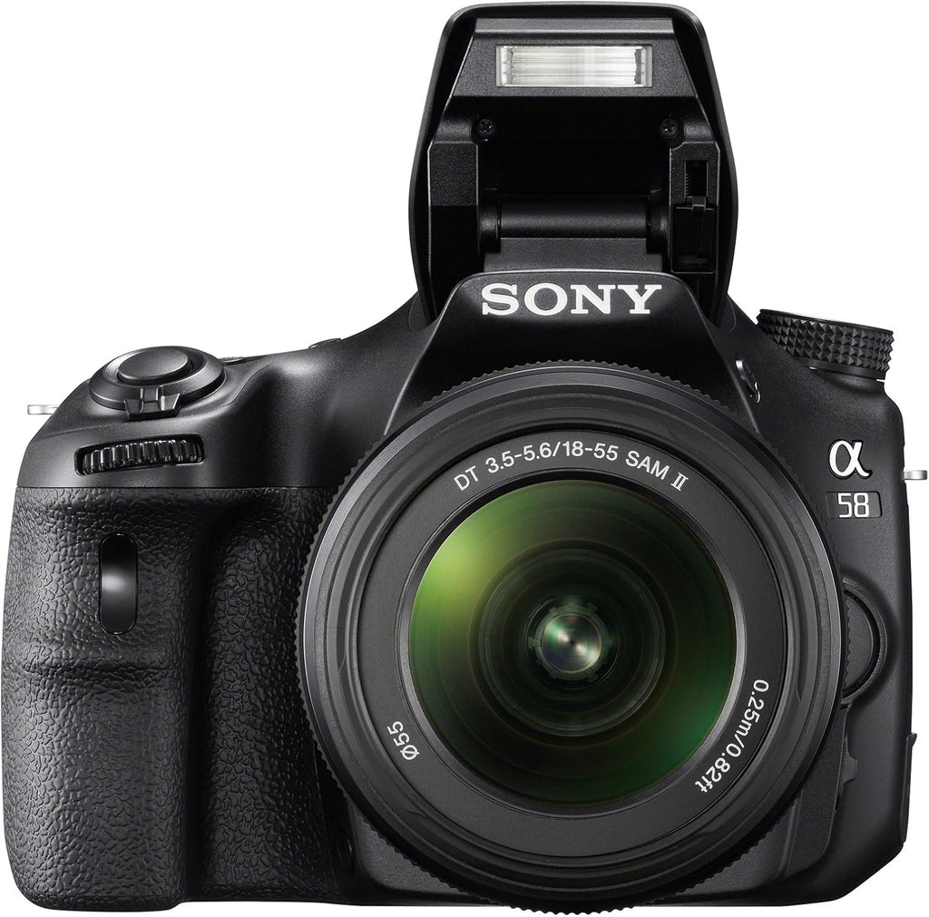 Sony SLT-A58K Digital SLR Kit with 18-55mm Zoom Lens, 20.1MP SLR Camera with 3-Inch LCD Screen (Black)