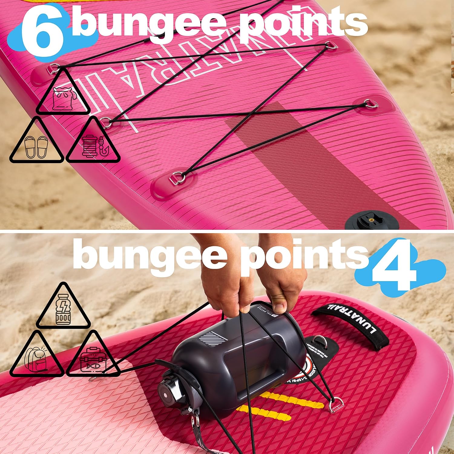 【11'×34'】 Extra Long/Extra Wide Premium Inflatable Stand Up Paddle Board (SUP) – Portable & Lightweight for Yoga, Surfing, Family Fun | Complete Kit with Paddle, Pump, Bag | Durable Design
