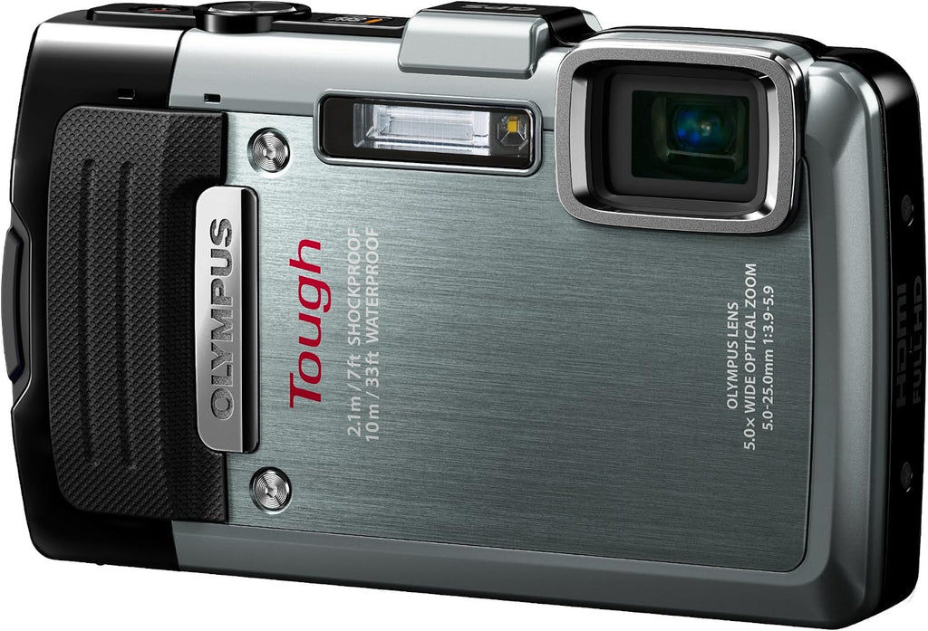 OM SYSTEM Olympus Stylus TG-830 iHS Digital Camera with 5X Optical Zoom and 3-Inch LCD (Silver) (Old Model)