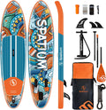 Spatium 11'5'x32' Magnetic Cup Holder Touring Paddle Board Stand Up Paddle Board for Adults,440lb Capacity SUP Board with Camera Mount for Youth & Adults of All Skill Levels