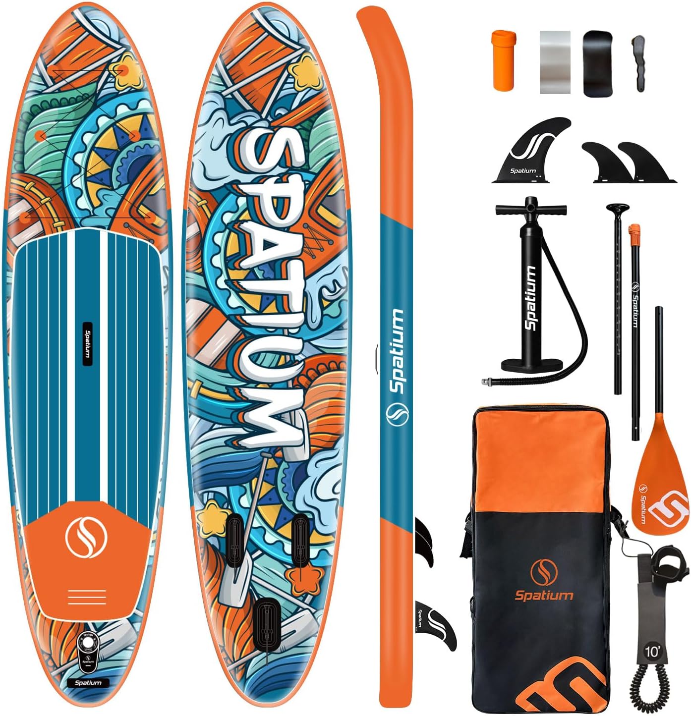Spatium 11'5'x32' Magnetic Cup Holder Touring Paddle Board Stand Up Paddle Board for Adults,440lb Capacity SUP Board with Camera Mount for Youth & Adults of All Skill Levels