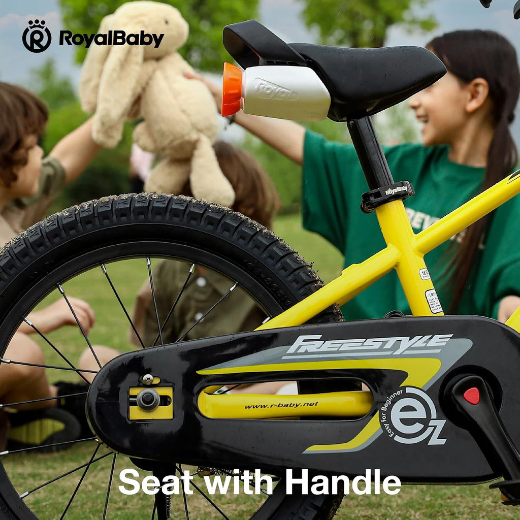 RoyalBaby EZ Kids Bike 12 14 16 18 20 Inch Balance Pedal 2-in-1 Training Bicycle Boys Girls Ages 3 to 12 Years Easy Learn for Beginners