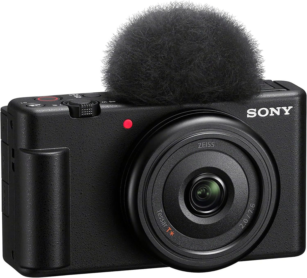 Sony ZV-1F Vlog Camera with 4K Video & 20.1MP for Content Creators and Vloggers Black ZV-1F/B | Official Sony USA Partner Model | Bundle with Deco Gear Case + Extra Battery + Filters + Photo Software