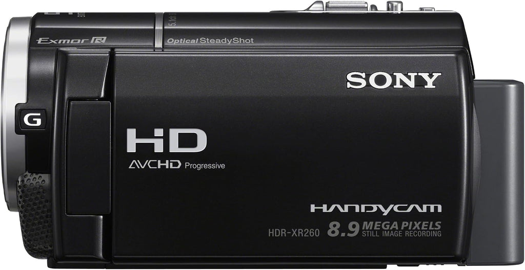 Sony HDR-XR260V High-Definition Handycam 8.9 MP Camcorder with 30x Optical / 55x Extended Zoom and 160 GB Hard Disk Memory (Renewed), Clear
