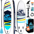 OutdoorCrusier Ultra-Portable Inflatable Stand-Up Paddle Board, Lightweight & Stable with Non-Slip Design, Complete SUP Accessories, Durable Drop-Stitch Material