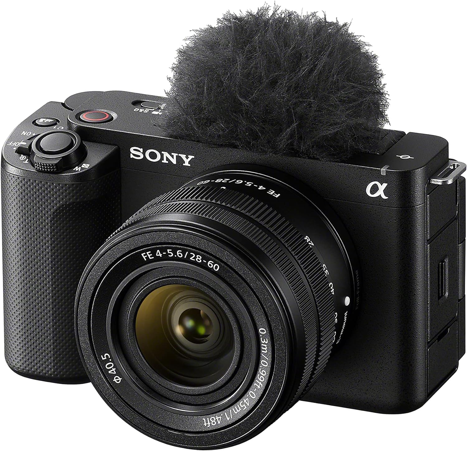 Sony Alpha ZV-E1 Full-Frame Interchangeable Lens Mirrorless Vlog Camera with 28-60mm Lens - Black Body