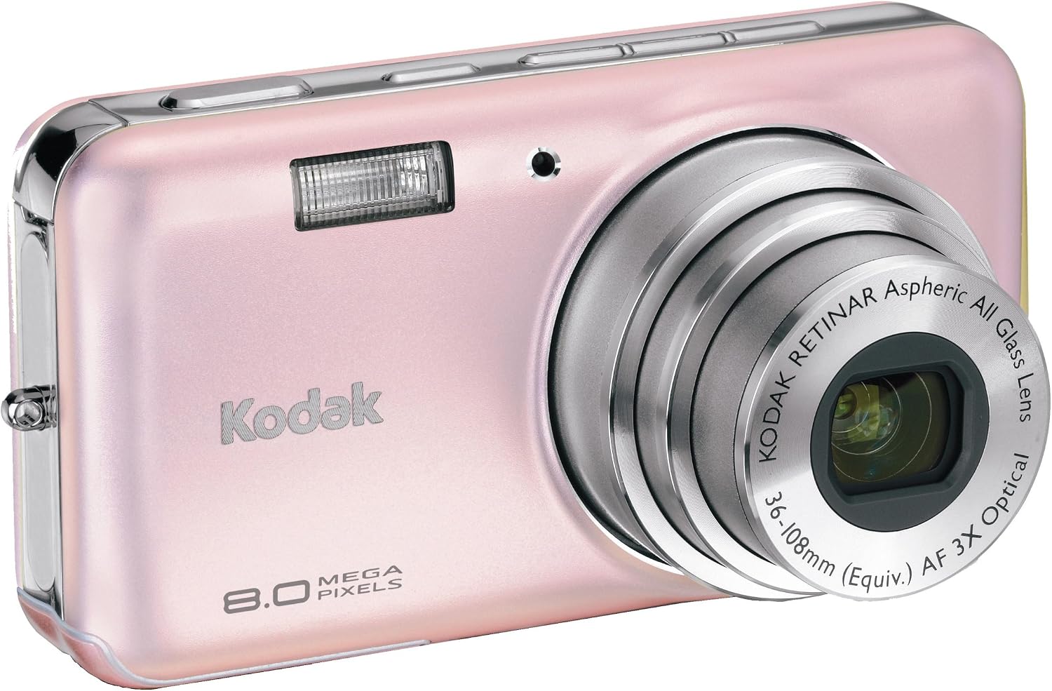 Kodak Easyshare V803 8 MP Digital Camera with 3xOptical Zoom (Pink Rose)