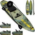 iTAOSTAR Lead 12' × 35' / 11' × 33' Stand Up Paddle Board Inflatable, Extar Wide SUP Board with 5 Fins Stable Design for Adults, Youth, All Skill Levels, Lakes, Oceans