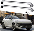 Silver Crossbar Fits for Hyundai KONA Electric 2024 2025 SEL N-Line Limited Rooftop Cargo Bars Crossbars Luggage Carrier Cross Bar Aluminum 2PCS