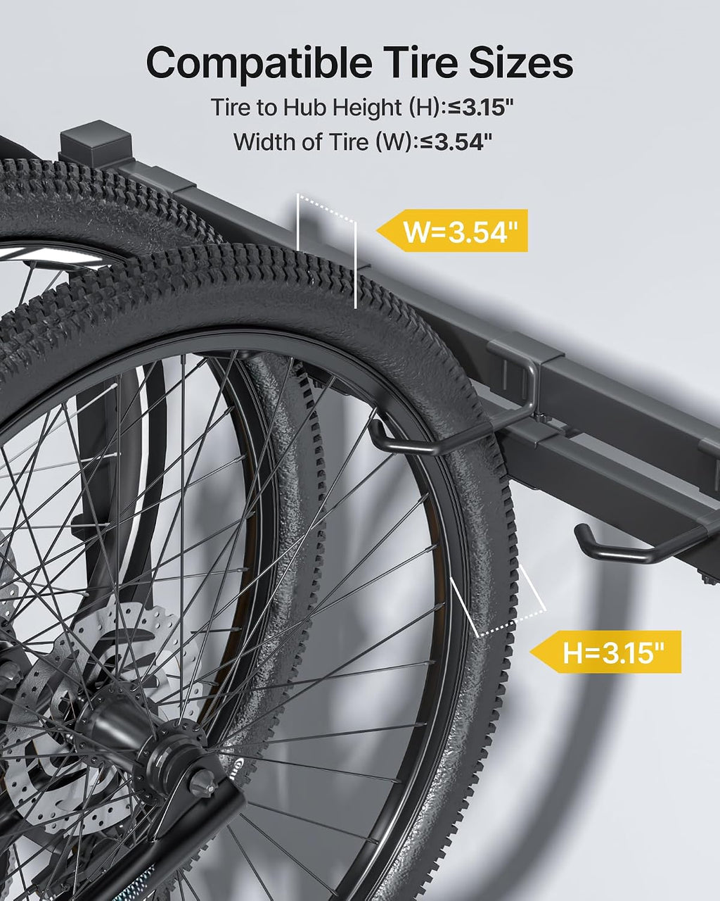 monTEK Freestanding Bike Storage Rack for 10 Bikes, Heavy Duty 617LBS Vertical Bike Stand with 10 Bike Hooks & 6 Helmet Hooks, Indoor and Outdoor Bike Storage Rack with Locking Casters