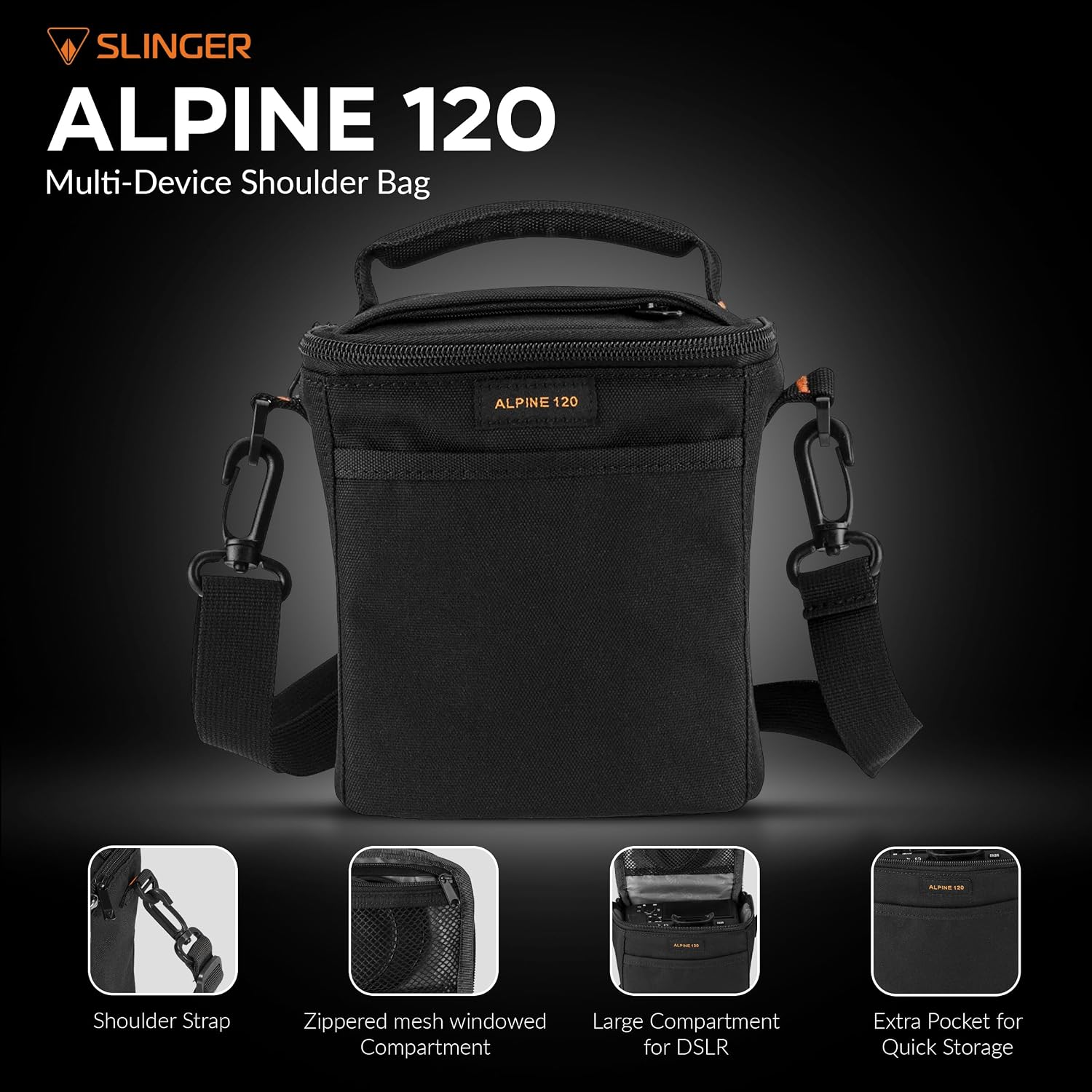 Sony Alpha a6400 Mirrorless Digital Camera with 16-50mm f/3.5-5.6 II Lens, Black Bundle with Shoulder Bag, 32GB SD Card, Cleaning Kit, Card Reader, Card Case, Software Kit, Filter Kit
