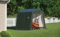 Scotts 8' x 8' x 8' All Season Outdoor Storage Shed with Waterproof Cover, Green