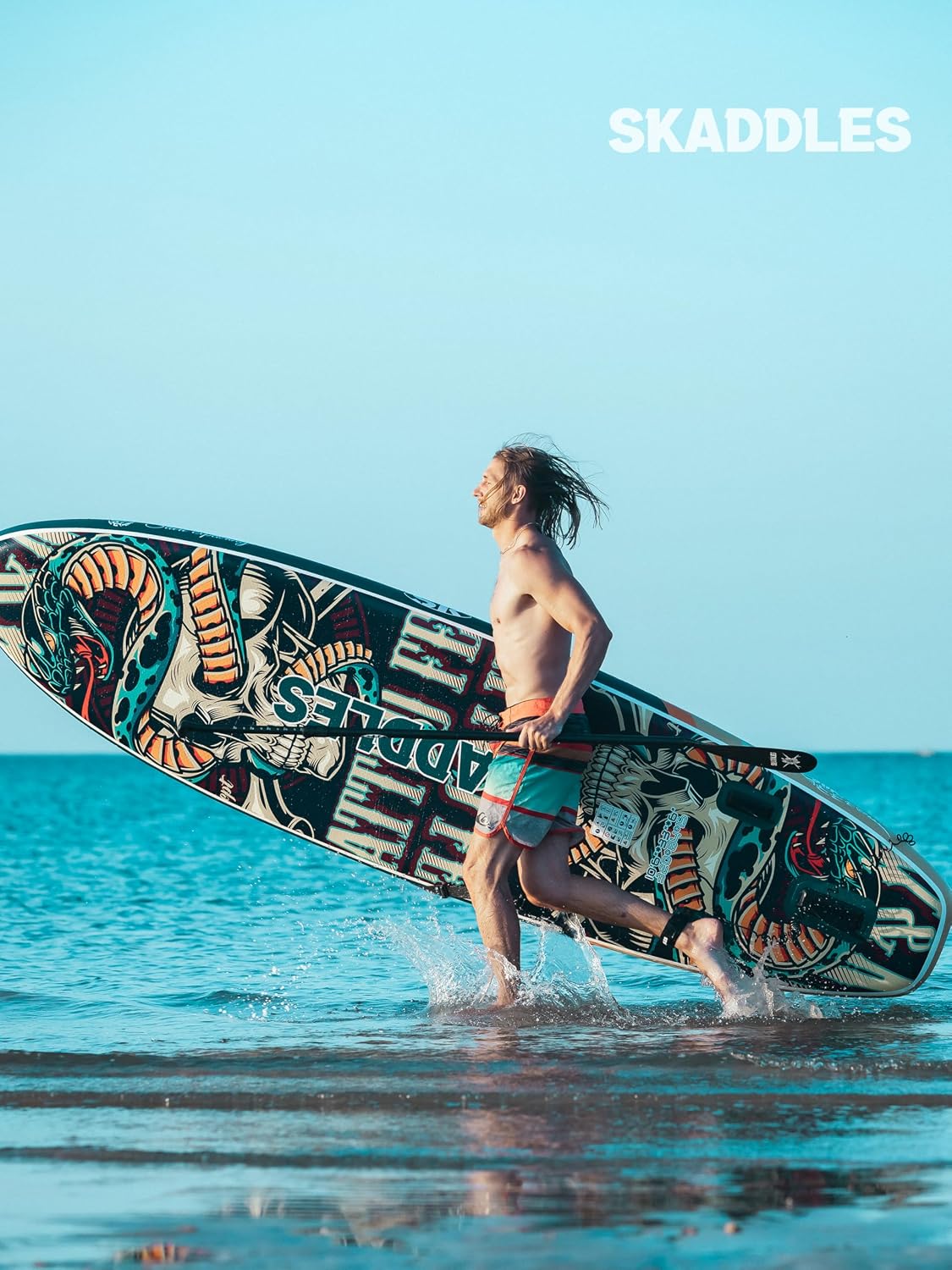 10'6'' Inflatable Stand Up Paddle Board (SUP) for Adults and Youth with Non-Slip Deck – Complete Accessories Kit, for Fishing, Yoga, Fitness & Family Fun