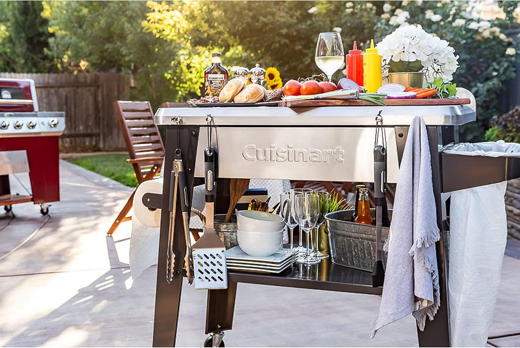 Cuisinart CPT-194 Outdoor Stainless Steel Grill Prep Table