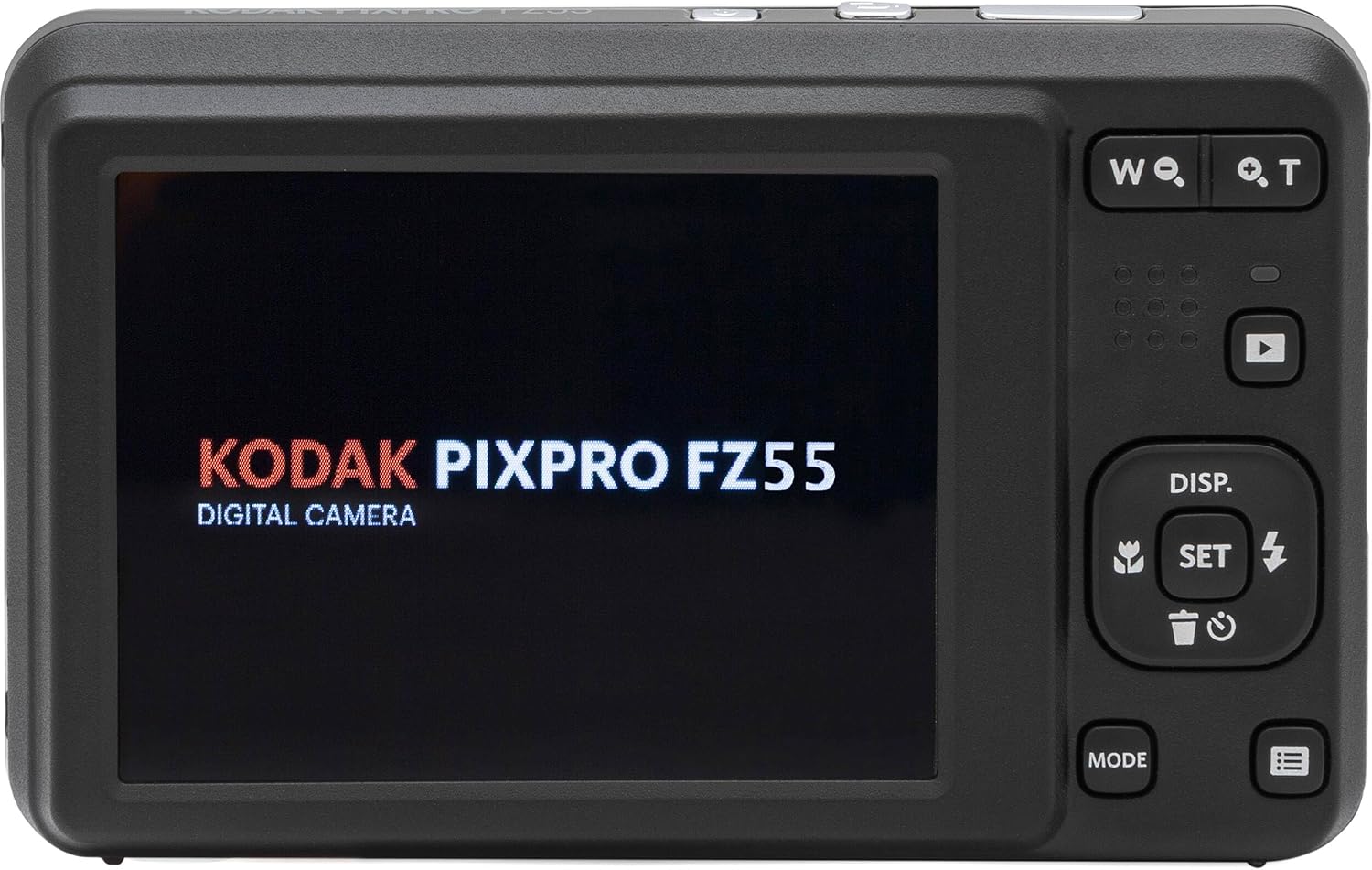 Kodak PIXPRO FZ55 Black 16MP Digital Camera 5X Optical Zoom 28mm Wide Angle 1080P Full HD Video 2.7' LCD Camera + 128GB Card and Reader + Memory Wallet