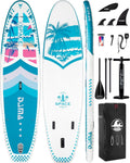 DAMA 11'*34'*6' Inflatable Paddle Board, Paddle Boards for Adults,Sup,Lightweight and Durable, Easy to Inflate, Versatile in Style, Fully Functional, Equipped w/High Grade Accessories.