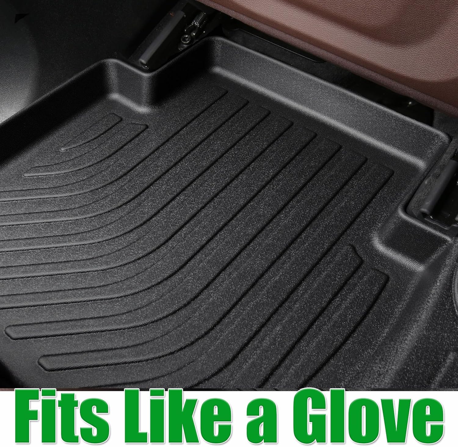 for Ford Bronco Floor Mats 4 Door 2021 2022 2023 2024 2025 2026,Car Mats for Ford Bronco 4Door (Not Sport Models) All Weather Floor Mats Cargo Liner Accessories Anti-Slip Car Mat 2021-2026