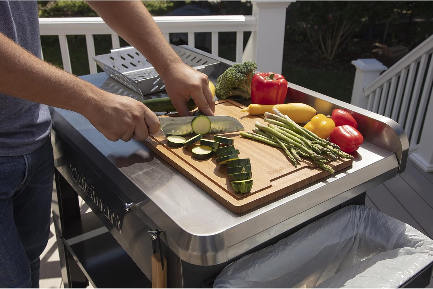 Cuisinart CPT-194 Outdoor Stainless Steel Grill Prep Table