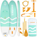 HUIIKE Inflatable Paddle Board for Adults with Accessories Included, Oar, Fins, Pump. Stand Up Paddleboard Great Stability and Resistance. 10' x 33' x 5.9', Maximum Load 286 lb