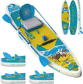 iTAOSTAR Pets 8'×29' / 11'×35' / 11'6'×34'/11'×34' Inflatable Paddle Board, One-Stop Premium SUP Accessories, Extra Wide Paddle Board for More Balance, Tailored Fins for More Fun