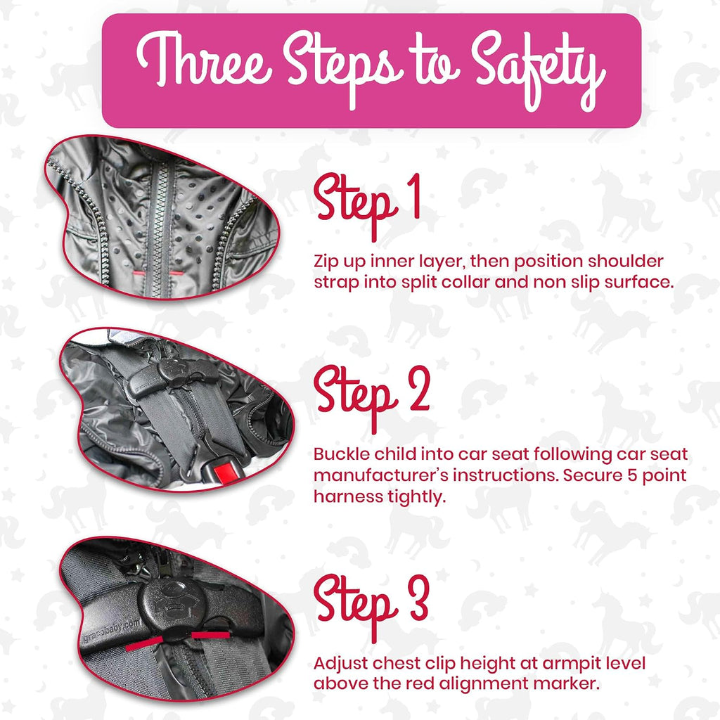ONE KID The Road Coat Down | Car Seat Safe Winter Jacket | Crash Tested | Unisex | 12 Months-8 Years