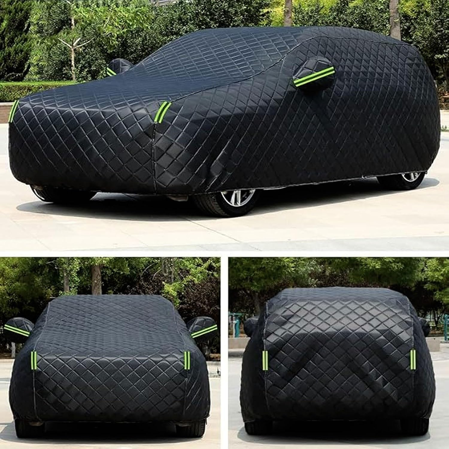 Winter Heavy Duty Car Cover for VW Golf Cabrio MK1 1979-94– 5-Layer Waterproof All-Weather Car Cover for Hail Protection Snowproof, Windproof, UV & Sun Protection