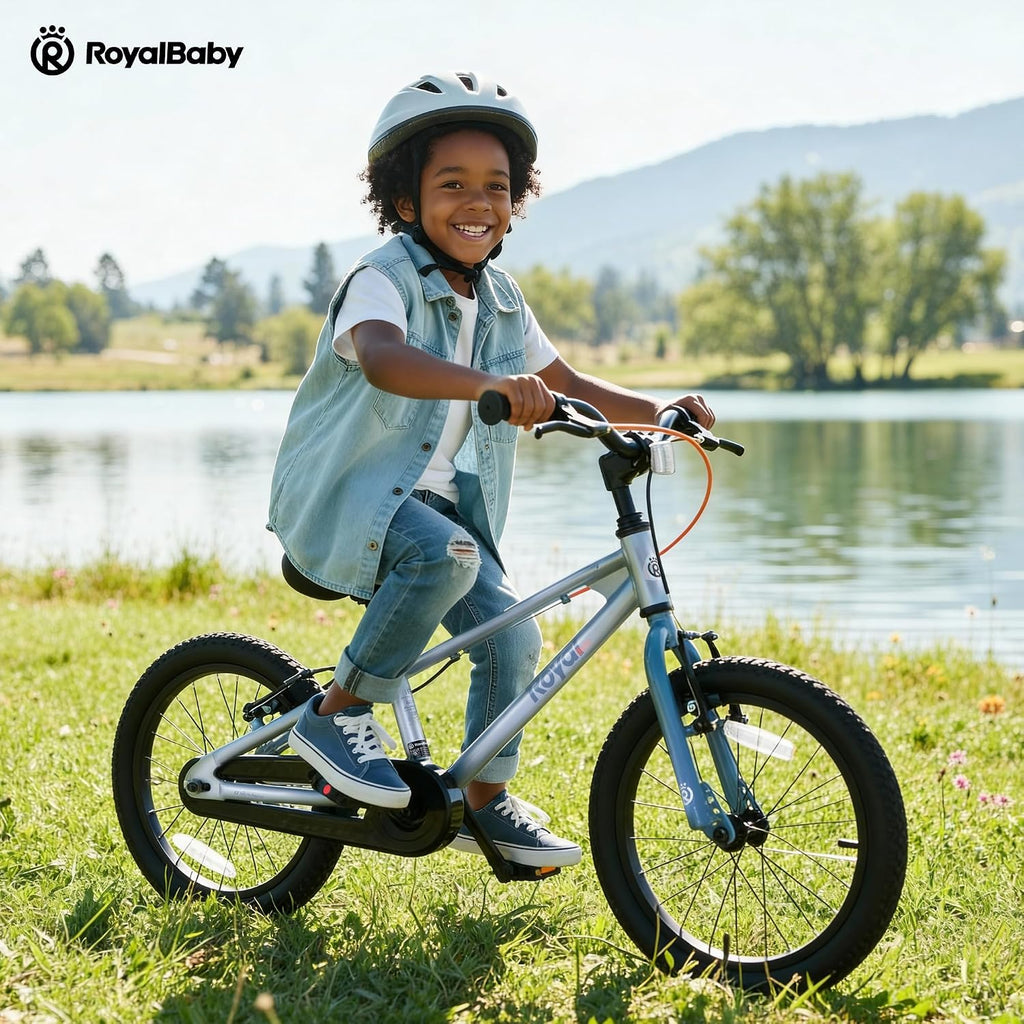 RoyalBaby EZ Kids Bike 12 14 16 18 20 Inch Balance Pedal 2-in-1 Training Bicycle Boys Girls Ages 3 to 12 Years Easy Learn for Beginners