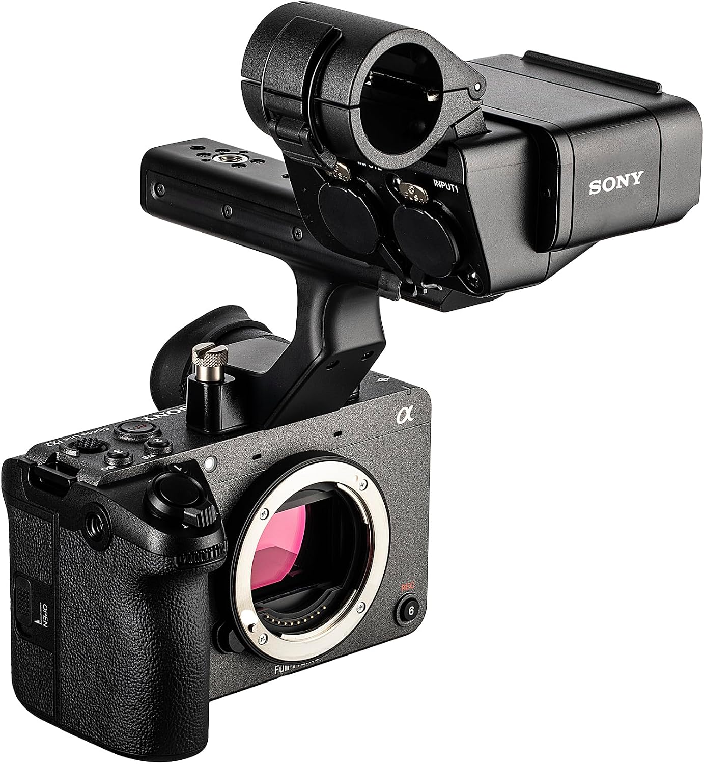 Sony FX2 Full-Frame Digital Cinema Camera w/XLR Handle | 33MP Sensor and AI Autofocus| Full-Frame 4K (ILME-FX2) + Sigma 24-70mm Art Lens + 64GB Card + NP-FZ100 Battery + More