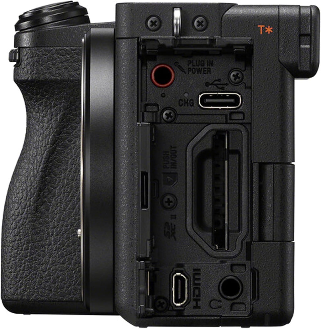 Sony a6700 Mirrorless Camera with 16-50mm Lens + 64GB Memory,Wireless Lavalier Microphones, 126 LED Light, Filters,Case, Tripod, and More (34pc Bundle)
