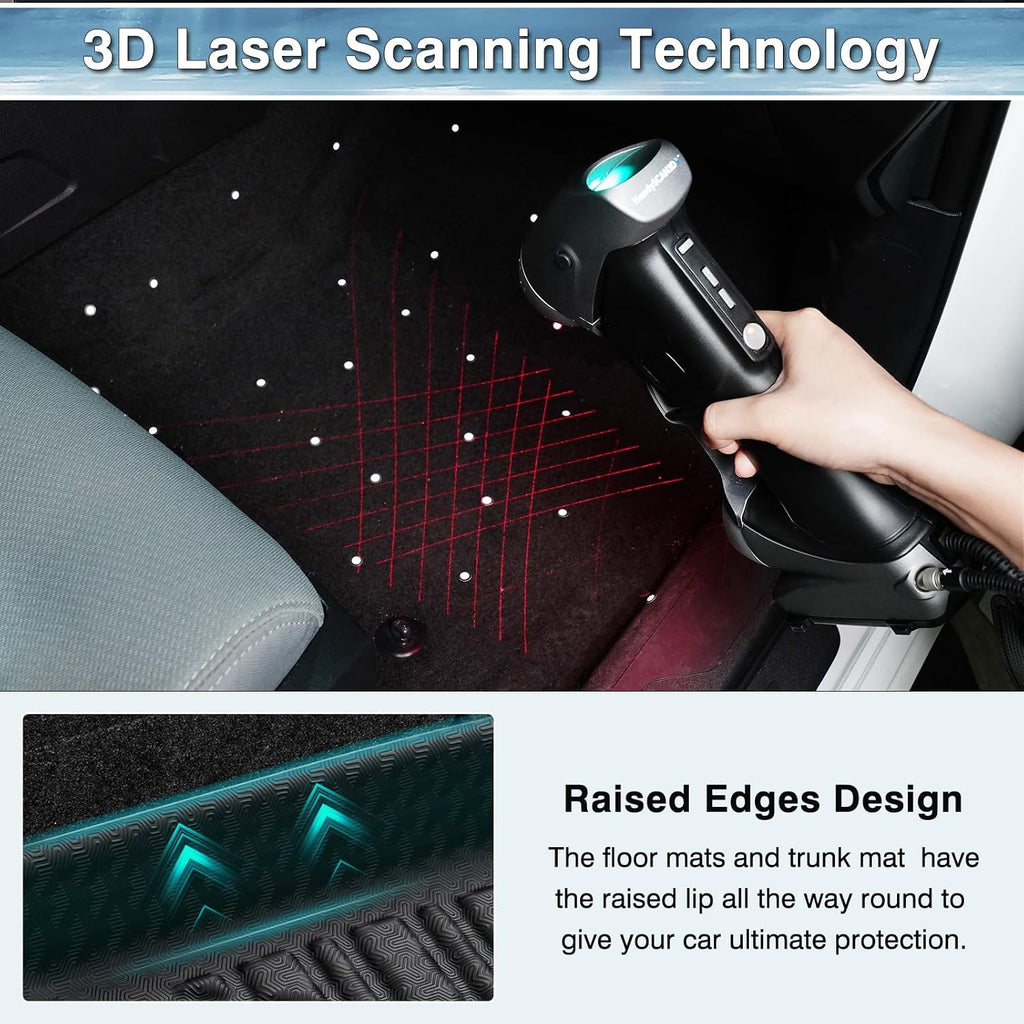 Mixsuper Floor Mats for Chevy Traverse 2018-2023/ Traverse Limited 2024, Cargo Mat Backrest Mats for Traverse (7 Seats), All Weather 2 Row Floor Liners and Trunk Mat Accessories Set Black