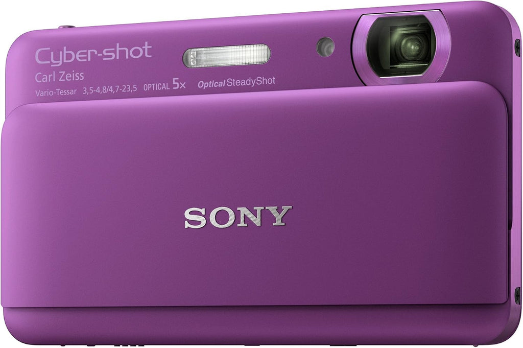 Sony Cyber-shot DSC-TX55 16.2 MP Slim Digital Camera with 5x Optical Zoom and 3.3-Inch OLED touch screen (Violet)