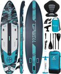 UPWELL 10'6'/11'/11'6' Inflatable Paddle Board, Stand Up Paddlboard for Youth & Adults, Stable Design, Premium SUP Accessories, Backpack, Leash, Hand Pump, Fins