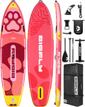 Bigfly 11'6×35' Super Wide Inflatable Stand Up Paddle Board, Ultra Stable Wide SUP for 2+1 People/Family/Big Size, 100L Backpack, All-Round Sup Board, US Big Fin