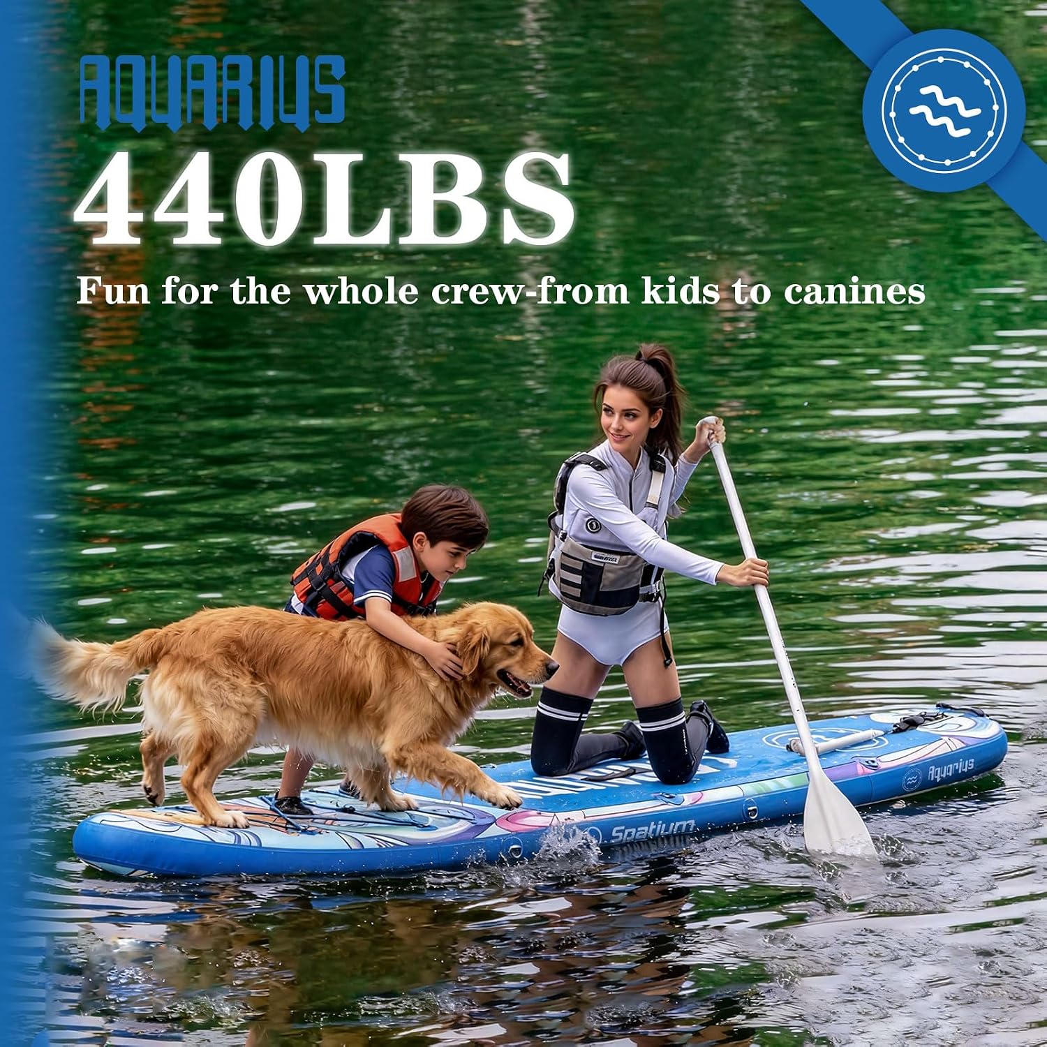 Spatium 11'5'x32' Magnetic Cup Holder Touring Paddle Board Stand Up Paddle Board for Adults,440lb Capacity SUP Board with Camera Mount for Youth & Adults of All Skill Levels
