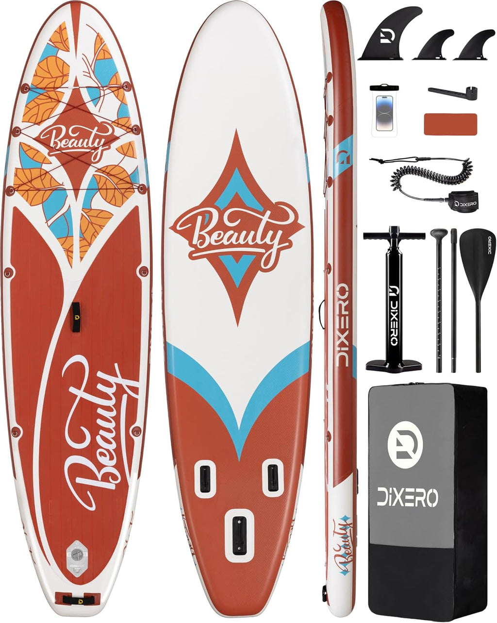 Inflatable Stand Up Paddle Board with SUP Accessories, 11'*33' Inflatable Paddle Boards for Adults & Youth of All Skill Levels