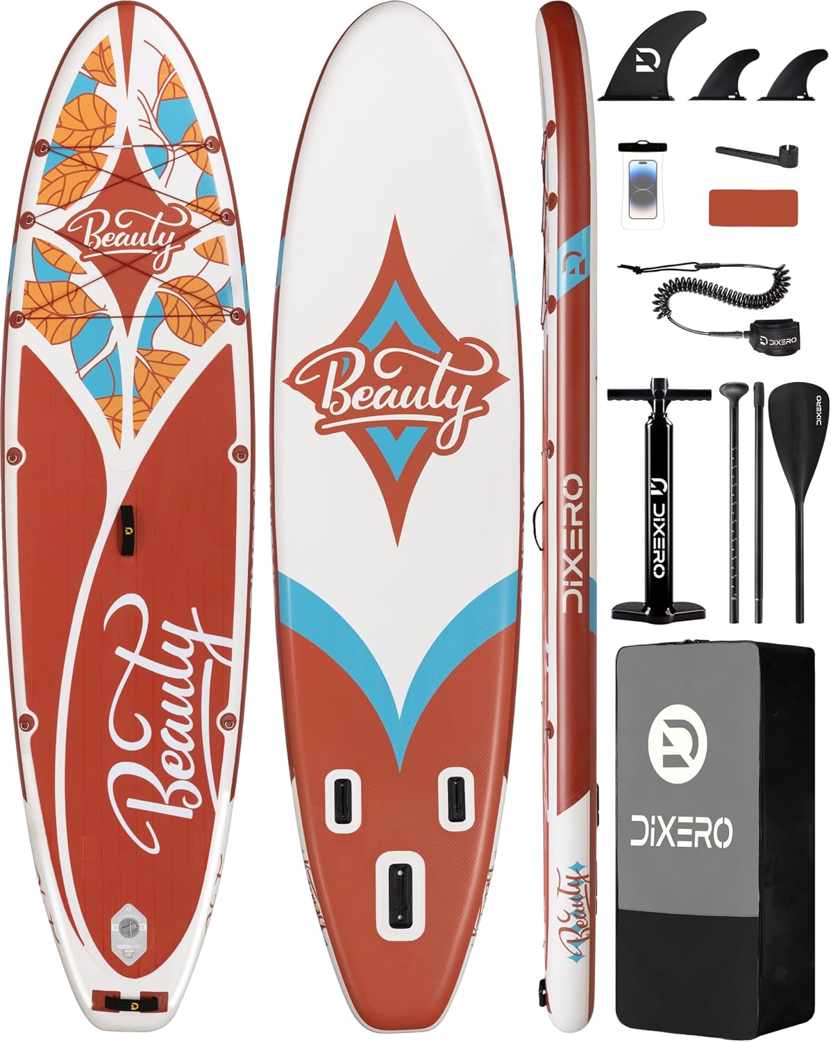 Inflatable Stand Up Paddle Board with SUP Accessories, 11'*33' Inflatable Paddle Boards for Adults & Youth of All Skill Levels